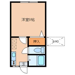 アポロ中谷の物件間取画像